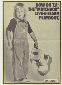 Matchbox / Lesney Werbeblatt "Live-N-Learn Playboot" - Picture 1 of 2