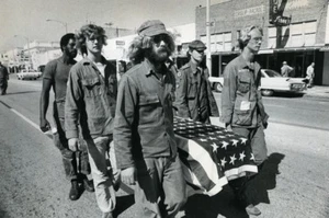 USA Florida St Petersburg Vietnam Veterans Against the War Old Photo Tripp 1972 - Imagen 1 de 3