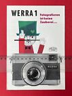 DDR Prospekt VEB CARL ZEISS JENA 1964 Kamera WERRA 1  ( F23123