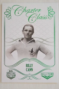 NRL Rugby League Special Edition Charter Class Hall of Fame Card Billy Cann - Picture 1 of 5