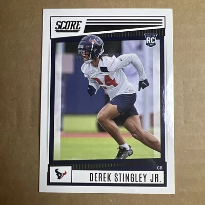 2022 Score Football Base Rookies #324 Derek Stingley Jr. - Houston Texans - Image 1 of 2
