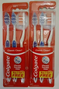 2 Colgate 3 Packs  Soft Brush Toothbrushes for total of 6 Brand New in Package! - Picture 1 of 2