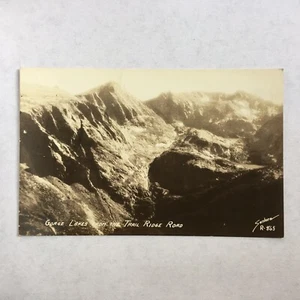 Gorge Lakes from Trail Ridge Road Colorado Rocky Mountains RPPC CO Postcard - Picture 1 of 2