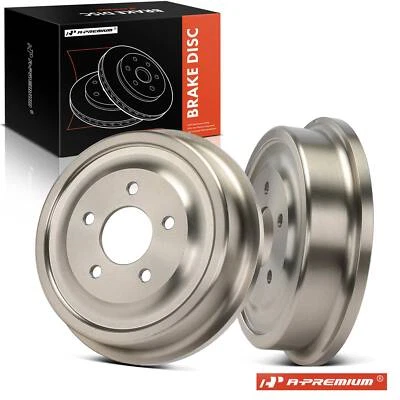 A-Premium 2x Brake Drum Rear Side for Chevy Equinox 2005-2006 Saturn Vue Pontiac - Image 1 of 4