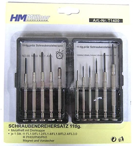 Feinmechaniker Schraubendreher Set 11 tlg. Set Mini Präzision Schraubenzieher - Bild 1 von 2