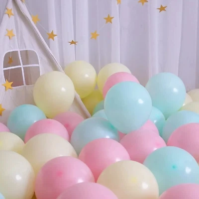 5'' 10'' макароны пастель латекс воздушные шары конфеты гелий ребенка вечеринки декор Великобритании - Изображение 1 из 4