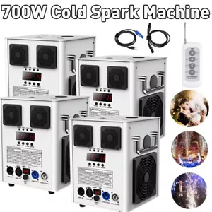 700W Cold Spark Machine Stage Effect DMX Firework DJ Event Party Wedding Club - Picture 1 of 27