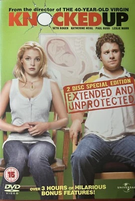 DVD NEW: Knocked Up - 2007 Slapstick Comedy, 2 Disc Extended/Unprotected Edition - Image 1 of 3