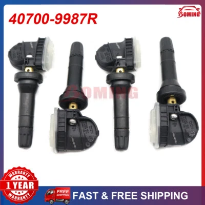 Sensor monitor de presión de neumáticos TPMS 4 PIEZAS NUEVO 40700-9987R 433 MHZ para Renault Captur Foto 1 de 4