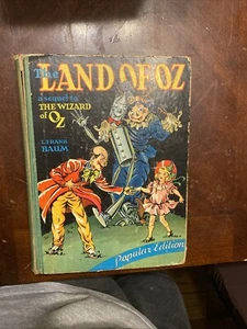 The Land of Oz By L. Frank Baum Vintage Childrens Book 1939 Popular Edition Fair - Picture 1 of 24