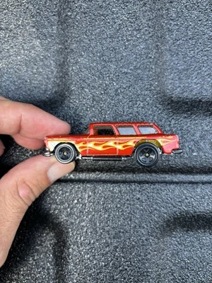 1969 HOT WHEELS CLASSIC CHEVY NOMAD RED WITH FLAMES - Image 1 of 4