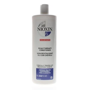 Nioxin System 6 Scalp Therapy Conditioner, Medium To Coarse 33.8oz/1 Liter - Picture 1 of 1
