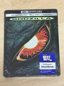 Godzilla 4K Steelbook (1998 Neu Sealed SOLD OUT OOP HTF Best Buy) - Bild 1 von 9