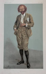 Vanity Fair Print. The Manxman. Henry Hall Caine. July 2 1896 - Picture 1 of 1