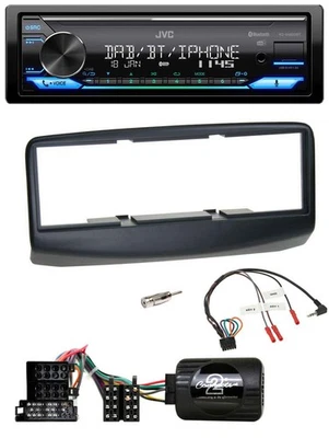 JVC Bluetooth DAB USB Lenkrad Autoradio für Fiat Multipla 2006-2010 - Bild 1 von 4