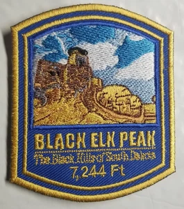 Black Elk Peak South Dakota embroidered Patch approx 3x3.5" - Picture 1 of 2