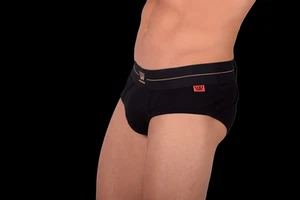 LVW AMSTERDAM Gold Collection Briefs Italian Jersey Cotton Brief 17 - Picture 1 of 10
