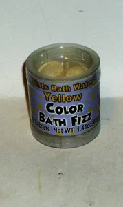 A Package Bath Fizz Yellow Tints Bath Water 8 Tabs - Picture 1 of 1