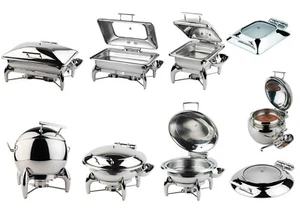 Chafing Dish Serie GLOBE rund und eckig für Induktionsplatten Gastlando - Bild 1 von 15