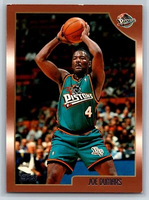 1998-99 Topps Joe Dumars Detroit Pistons #43 - Image 1 of 2