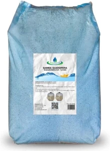 acquaverde SABBIA QUARZIFERA QUARZO per POMPA FILTRO PISCINA 0,8 - 1,2 mm 25 Kg - Foto 1 di 6