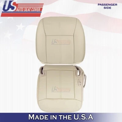 Para Lincoln Town Car 2007 2008 2009 2010 2011 parte superior derecha inferior cubierta de cuero tostado Foto 1 de 4