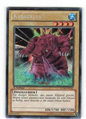 Yugioh KABAZAULS , lcjw-de142 Secret Rare deutsch NM 1st - Bild 1 von 2