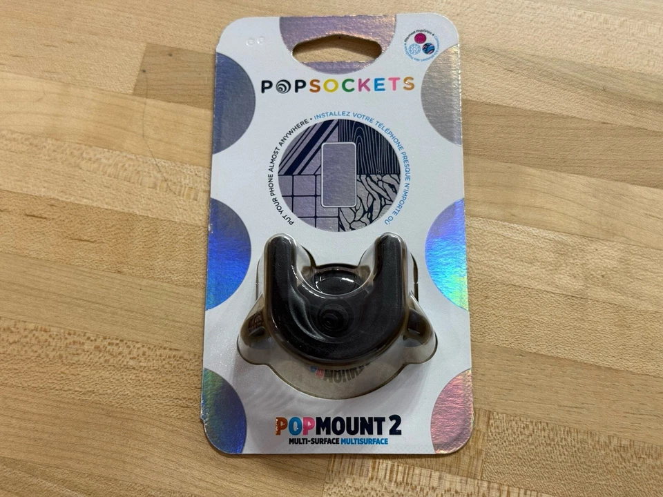NEW Popsockets PopMount 2 Multi Surface Popsocket Mount Black 802690 - Image 1 of 1
