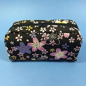 Chirimen Kimono Crepe Fabric Long Pouch Cute Kawaii Kyoto Japan A - Picture 1 of 8