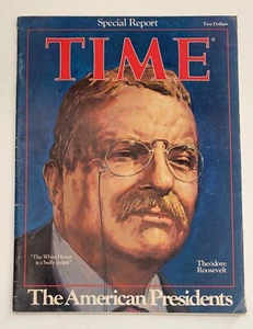 Vintage Time Magazine American Presidents Special Report Theodore Roosevelt 1976 - Picture 1 of 6