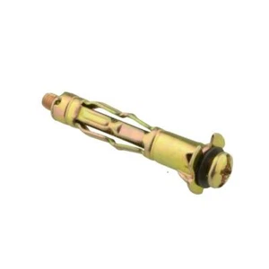 Qty 300 Hollow Wall Anchor M6 (6mm) x 3mm - 16mm Grip Range Zinc Yellow - Picture 1 of 3