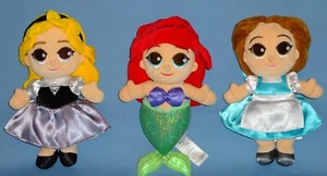 Disney Princess Doll LOT-Aurora-Ariel-Belle-Toddler Animator PLUSH Babies SET-3 - Picture 1 of 13