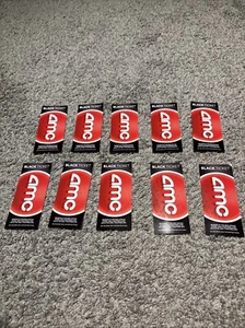 10 AMC BLACK MOVIE TICKETS!!!!! (fast Shipping!!!!) - Picture 1 of 2