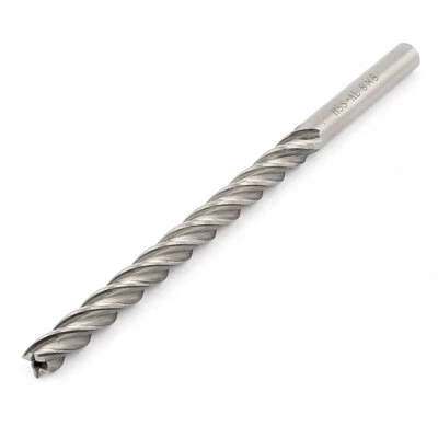 150mm Long 8mm Cutting Dia Straight Shank 4 Flutes End Mill Milling Cutter - image 1 of 3