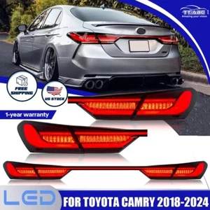 Taillight for 2018-2024 Toyota Camry Sedan LED Tail Lights Assembly LH+RH 5 PCS - Picture 1 of 20