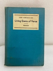 Living Gems of Verse by Sadie Ashworth Neff-1940 Hardcover-1st Edition-Signed by - Picture 1 of 5