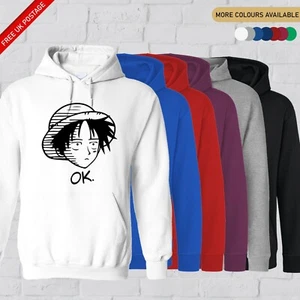 OP Luffy Hoodie Anime Sweater Monkey D Anime Gifts Unisex Hoody Anime Lover - Picture 1 of 14