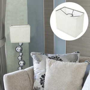 Rectangle Lampshade Linen Light Cover Indoor Wall Light Shade - Picture 1 of 12