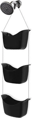 Umbra Organizador de Ducha 3 Cestas Cesta, 29x12x19cm Negro Foto 1 de 4
