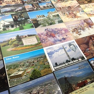 MONTANA 48pc VINTAGE POSTCARD LOT + Brochures Pamphlets Ephemera Ads - Picture 1 of 14