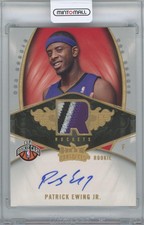 2008-09 Fleer Hot Prospects 136 Jersey Autographs Rc / Patrick Ewing Jr.  051/39