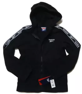Reebok Fits Big Girls L 14-16 & Women XS Active Full Zip Fashion Logo Jacket $80 - Picture 1 of 5