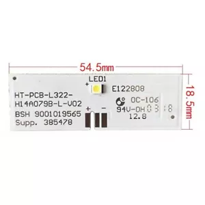 Barra de luz LED de alta visibilidad para Bosch para refrigeradores Siemens BSH9001019565 - Imagen 1 de 6