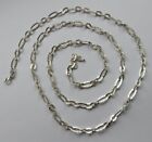 MILOR lange Designer Halskette Collier 925 Silber Vintage 90er a necklace silver