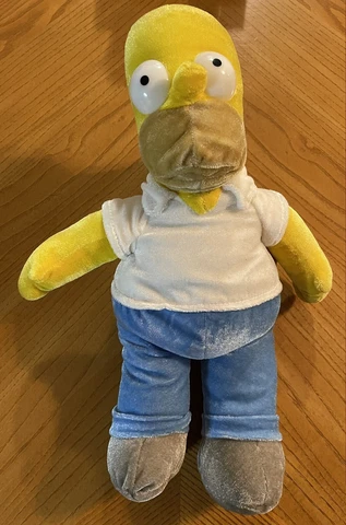 The Simpsons Homer 2005 NANCO Plush Stuffed Doll 20th Century Fox Velvety 16” P6 Cover