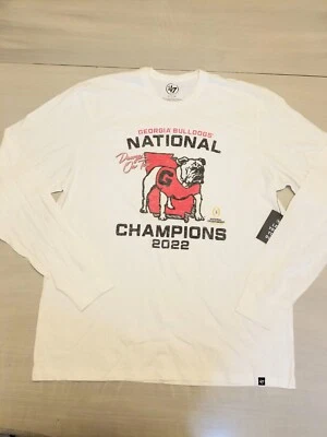 47 Brand Georgia Bulldogs Long Sleeve T Shirt Mens XL - Image 1 of 4