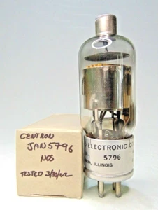 Tubo Aspirazione CETRON JAN 5796 Hickok Testato 100%+ (Riconfezionato) NOS - Foto 1 di 7
