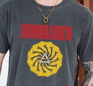 Camiseta Soundgarden Badmotorfinger Rock Band de Colección Negra Colores Cómodos Camiseta - Imagen 1 de 7