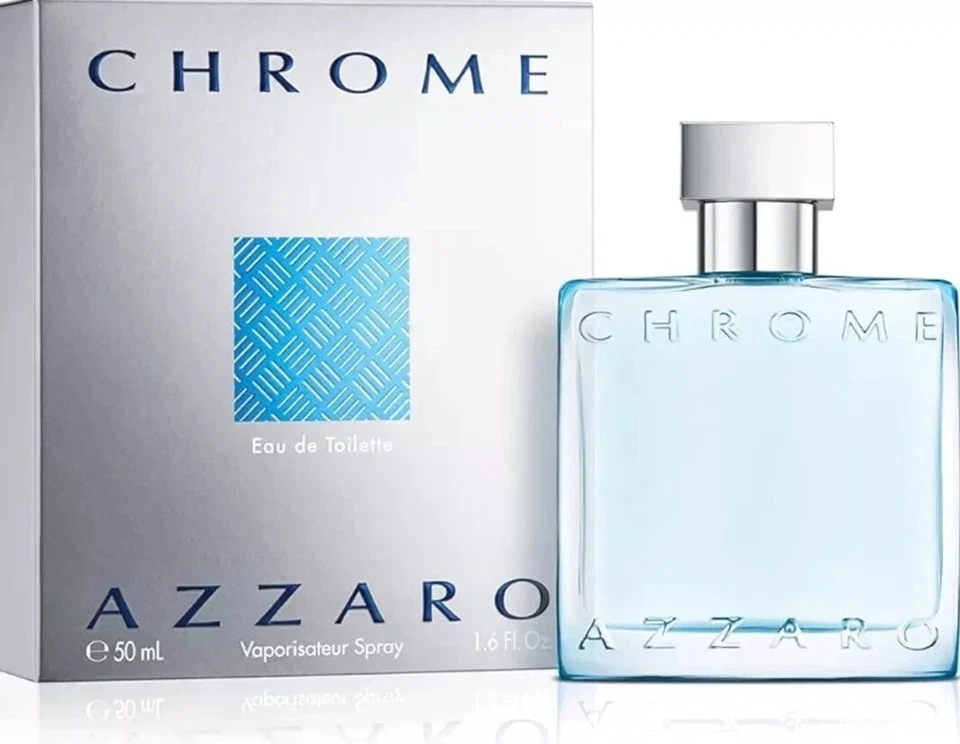 Eau de Toilette genuino Azzaro cromado para hombre 1,7 oz / 50 ml Foto 1 de 1