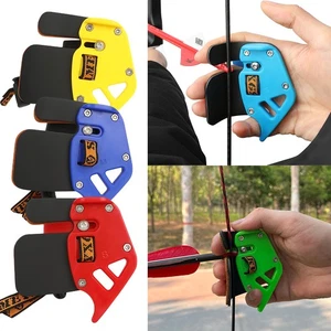Finger Guard Tab Protector Gear Leather Recurve Bow Archery Bow Hunting Shooting - Picture 1 of 18